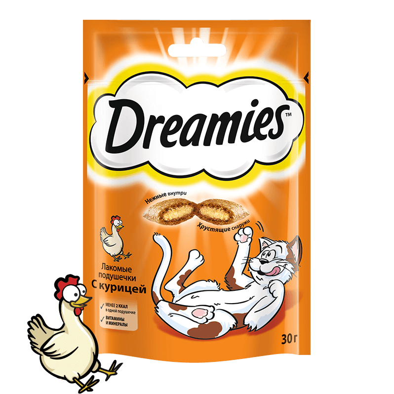 Лакомство DREAMIES для кошки