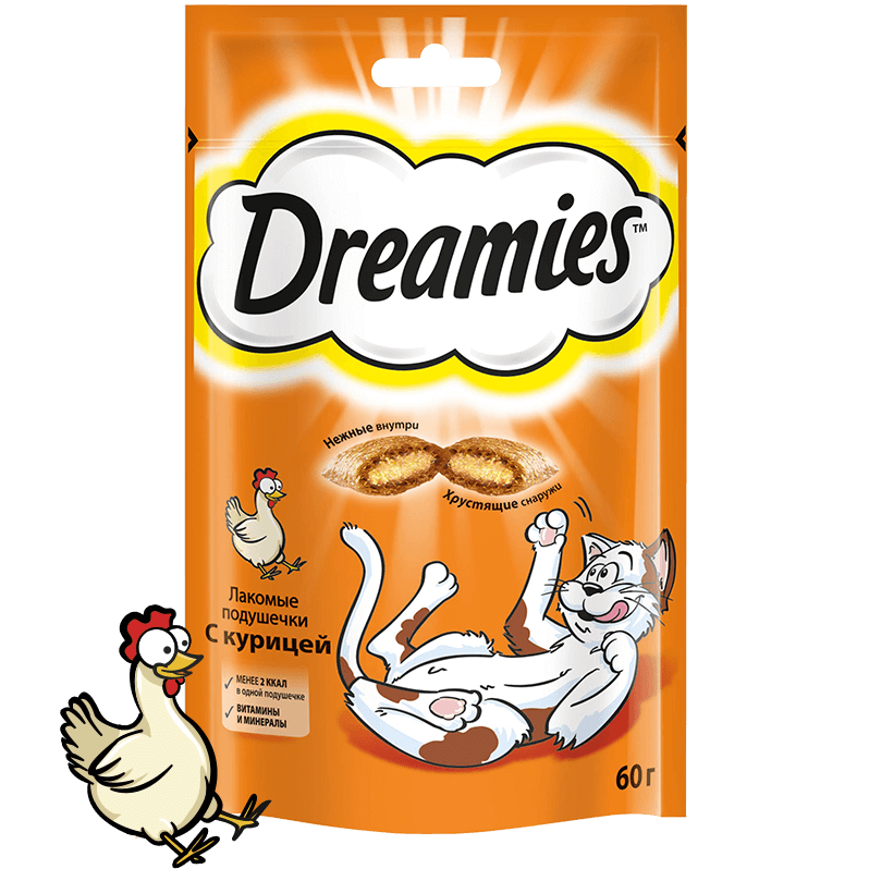 Лакомство DREAMIES для кошки